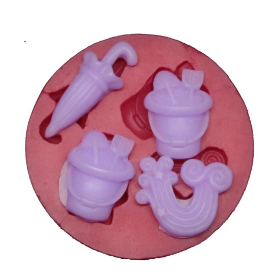 Regenbogen & Sommer Thema Silikonform - 32696 - Cesil